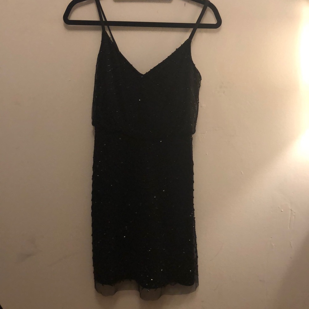 Black bridesmaid dress